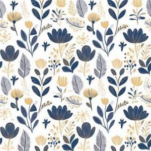 Ubrousky DAISY L (20ks) Rose Twigs with Leaves and Flowers