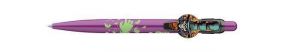 Kuličkové pero "Halloween", fialová-zelená, 0,8 mm, modrá, stiskací mechanismus, ICO 90101