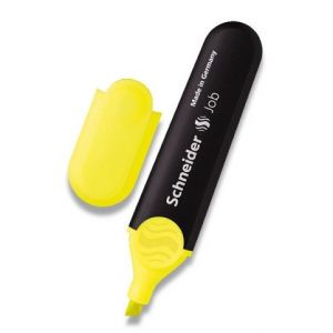 Zvýrazňovač Schneider JOB - žlutý