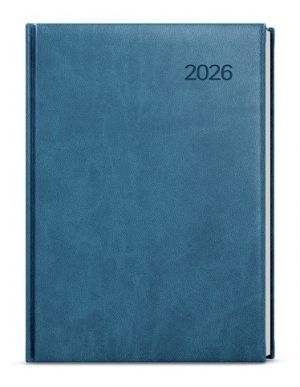 Diář týdenní - Oskar - Vivella - A5 - petrolejová 2026 / 20,5cm x 14,3cm / BTO6-25-26