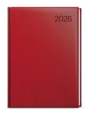 Diář denní - Goliáš - Vivella - A4 - bordó 2026 / 28cm x 20cm / BDG6-3-26