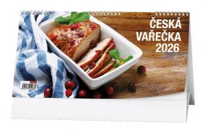 Kalendář stolní Česká vařečka 2026 / 15cm x 30cm / BSD6-26