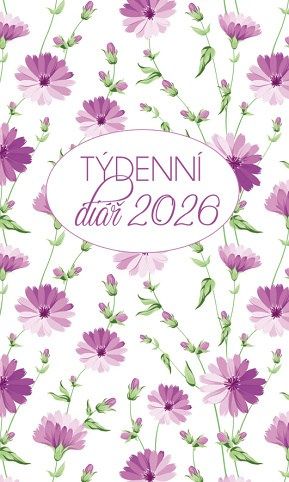 Diář týdenní potisk 2026 / 9cm x 15cm / DT201