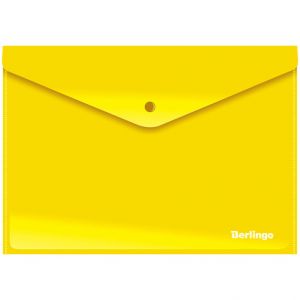 BERLINGO obálka A4 PP druk opal yellow