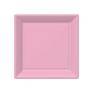 Talíř EKO PM 23x23 cm 20ks růžový