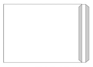 BANTEX obálka C5 bílá, samolepící 50ks