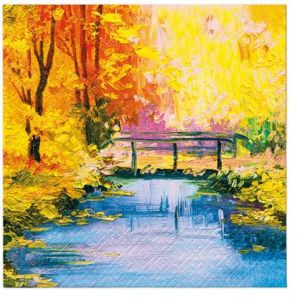 Ubrousky PAW Dekor L (20ks) Golden Bridge