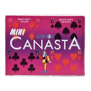 Hrací karty CANASTA mini papír