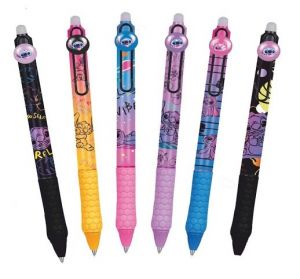 Gumovací pero Disney Stitch black