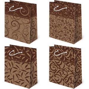 Papírová taška PAW s.c. T-4L Kraft sestava 129