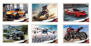 Pohled dětský lux - dopravní prostředky II