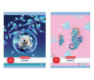 Školní sešit A6/20 listů, 70 g/m2, bezdřevý, linka 8 mm, mix motivů