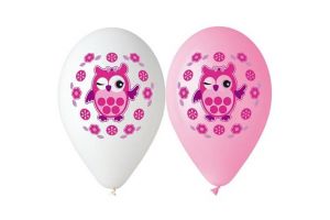Balónky nafukovací Sova 30cm 12" 5ks