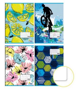 Sešit A4 40 listů bez linek, bezdřevý - NOTES