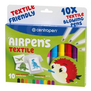 CENTROPEN Foukací fixy na textil 1539/10 ks