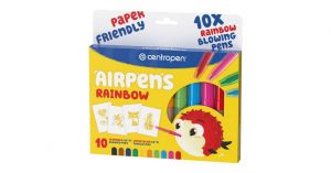 CENTROPEN Foukací fixy 10 barev sada RAINBOW 1500/10
