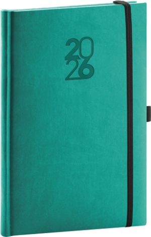 Diář týdenní Aprint Top 2026, tyrkysový, 15 x 21 cm / PGD-TA5AT-6002