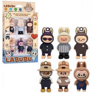 Labubu – Sada figurek 6 ks v dárkovém balení