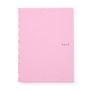 Sloha A4 SPORO boční kapsa PASTELINI růžová