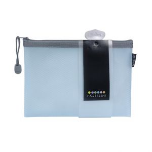 Obálka se zipem sítovaná A5 PASTELINI modrá