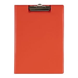 Dvojdeska A4 plast,skřipec Classic červená