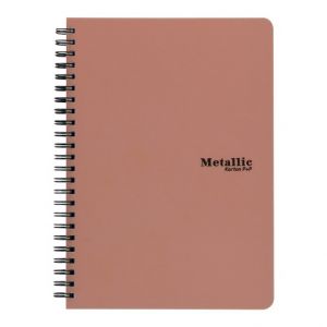 Twin wire blok A5 PP Metallic měděná