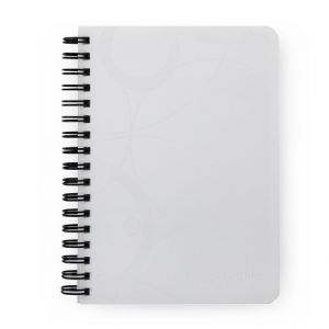 Twin wire blok A6 PP Black and White bílá