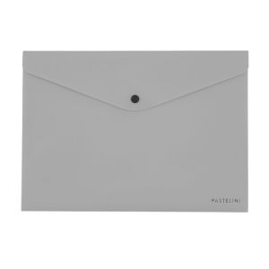 Psaníčko s drukem A4 PASTELINI šedá