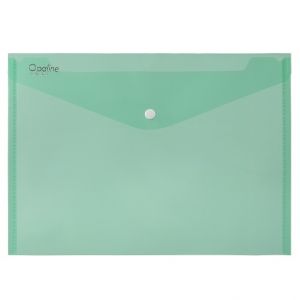 Psaníčko s drukem A5 Opaline zelená