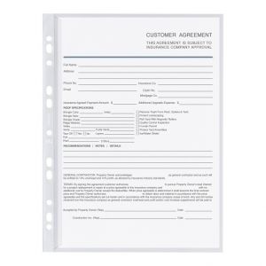 Oxford - Obal prospektový Oxford A4/100 ks čirý