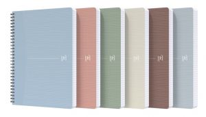 Oxford - Blok spirálový Oxford Rec’Up A4/90 listů čtverečkovaný, mix