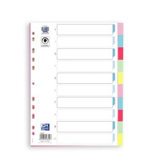 Oxford - Rozřaďovač Oxford A4/10 pastelových barev