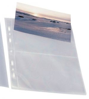 Bantex - Obal prospektový A5 Bantex, foto 10 x 15, 120 my, 4 fota, 10 ks