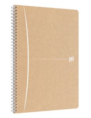 Oxford - Blok spirálový Oxford Touareg A4/90 listů čtverečkovaný, bílý