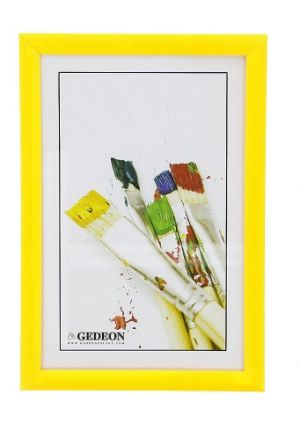 Fotoráměček 10x15 plastový BB1015Y žluté sklo / yellow glass