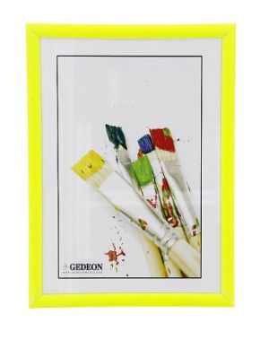 Fotoráměček 21x29,7 plastový BB2130Y žluté sklo / yellow glass