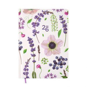ALBI Týdenní diář - Fialové květiny 2026