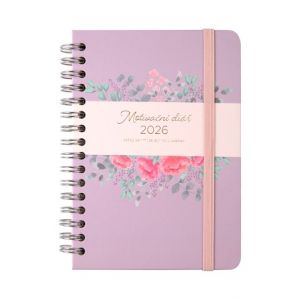 ALBI Fialový motivační diář A6 2026