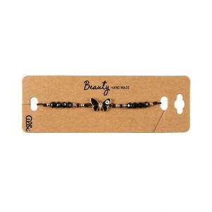 ALBI Náramek - Černý motýlek