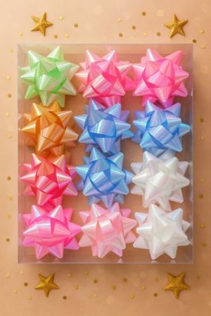 Perleťová dárková rozeta 8 cm