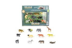 Zvířátka divoká figurky set 12 ks 7 cm