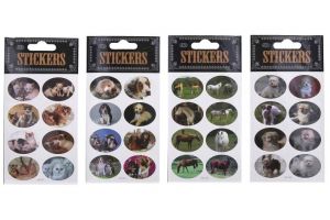 Samolepka zvířata mix 30 ks