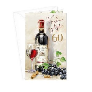 ARGUS Přání k narozeninám 60 15-6387c60