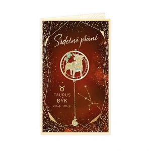 ARGUS Přání k narozeninám se zvěrokruhem BÝK 15-6483c