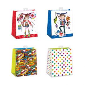 ARGUS Dárková papírová taška 19 x 23 cm mix 12 ks 07450004u