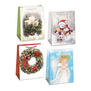 ARGUS Dárková papírová taška (23 x 32 cm) mix 12 ks 08530001