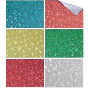 ARGUS Metalická balící fólie s potiskem 200x70, MIX box 48 rolí 09540007