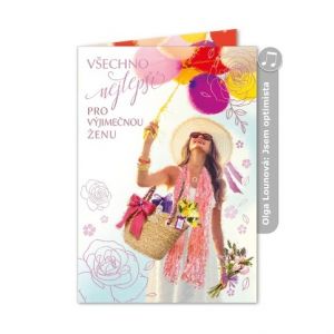 ARGUS Přání k narozeninám hudební 75-8015c