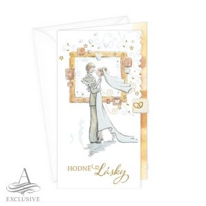 ARGUS Svatební přání s kapsou na peníze 13-6163c