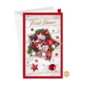 ARGUS Vánoční přání s kapsou na peníze 11-6522c